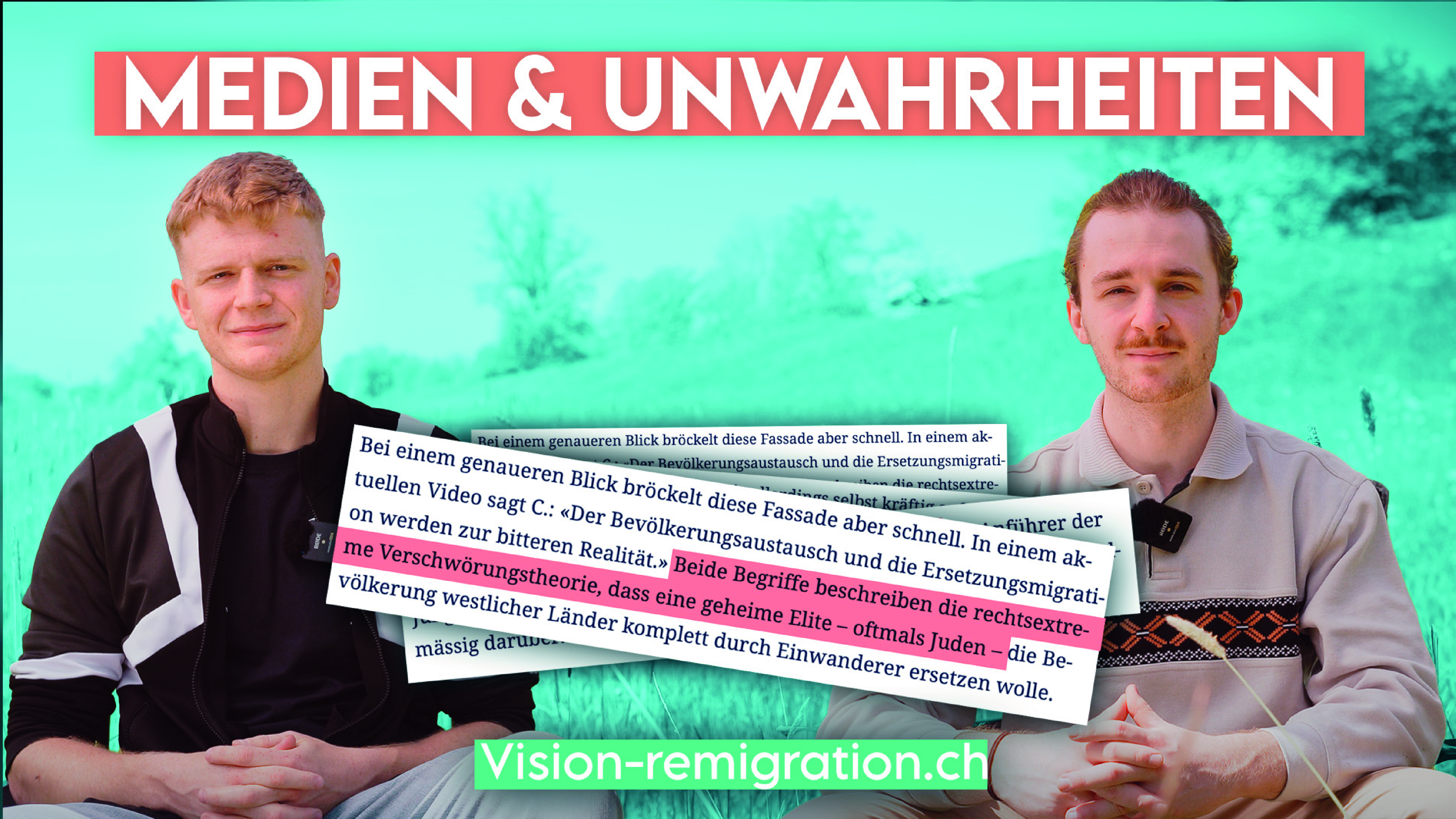 Presseberichte & Falschaussagen | Vision Remigration